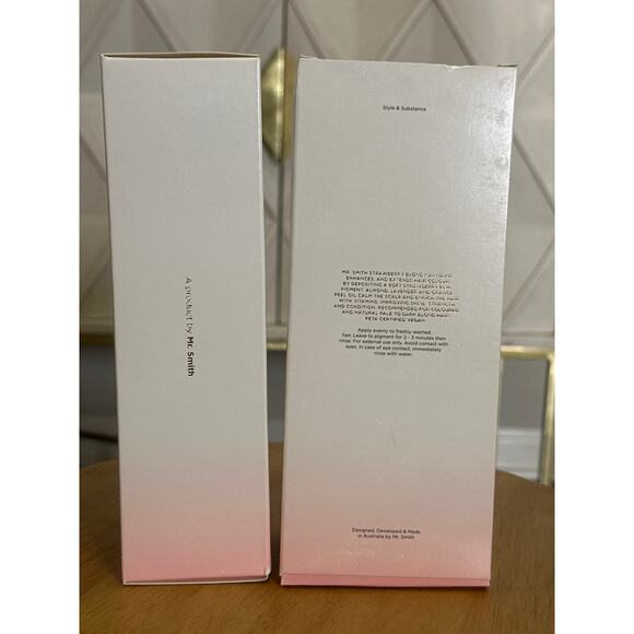 NIB Mr Smith Strawberry Blond Enriching Pigment Hair Mask Lot of 2-6.7oz Bottles - Picture 2 of 5
